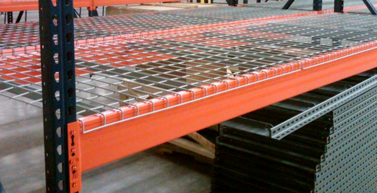 warehouse rack wire decking, wire mesh, cages for pallet racking